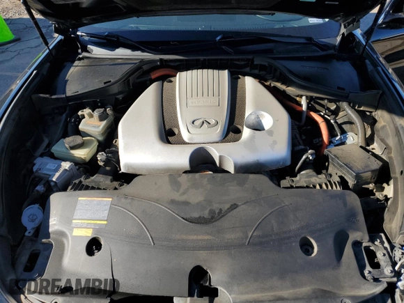 2012 Infiniti M Hybrid with VIN JN1EY1AP8CM910933, listed as a Copart auction lot 46451185 with 157,049 mi miles and Salvage title. Bid and sale history available at DreamBid. Image 12.
