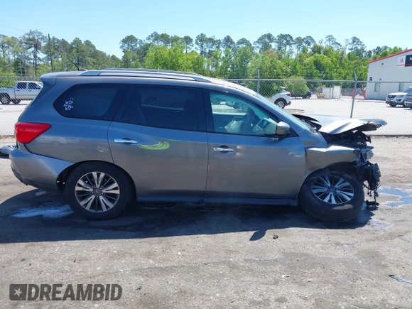 2017 Nissan Pathfinder S with VIN 5N1DR2MN3HC697212, listed as a IAAI auction lot 42049193 with 144,960 mi miles and . Bid and sale history available at DreamBid. Image 14.