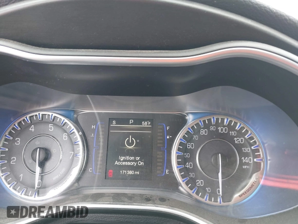 2015 Chrysler 200 Limited with VIN 1C3CCCAB5FN546251, listed as a IAAI auction lot 41860725 with 171,380 mi miles. Bid and sale history available at carsss.com. Image 7.