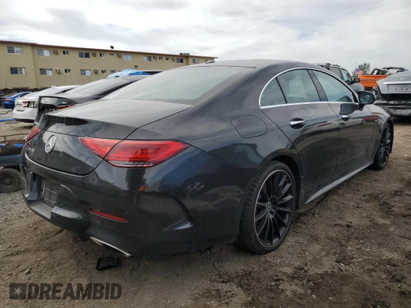 2019 Mercedes-Benz CLS with VIN WDD2J5JB3KA008129, listed as a Copart auction lot 38843684 with 24,665 mi miles. Bid and sale history available at carsss.com. Image 3.