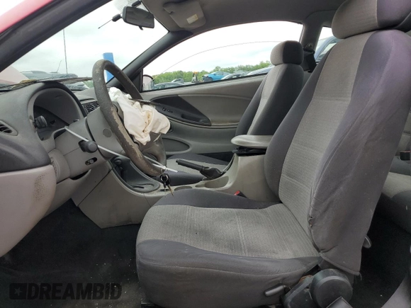2002 Ford Mustang Standard z VIN 1FAFP40412F107189, wystawiony jako Copart lot #58425645 z przebiegiem 148 551 mil mil oraz Szkoda całkowita • Salvage title. Historia ofert i sprzedaży dostępna na DreamBid. Obrazek 7.