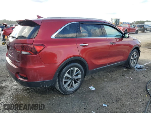 2019 Kia Sorento EX Sport with VIN 5XYPH4A58KG463994, listed as a Copart auction lot 44378215 with 100,514 mi miles and Salvage title. Bid and sale history available at DreamBid. Image 3.