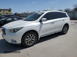 2014 Infiniti QX60 Hybrid with VIN 5N1CL0MN5EC522456, listed as a Copart auction lot 50191775 with 185,135 mi miles and Clean Title. Bid and sale history available at DreamBid. Image 1.