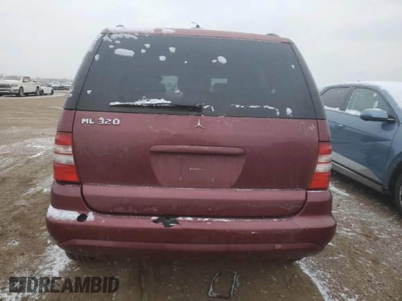 2003 Mercedes-Benz M 320 with VIN 4JGAB54E23A392023, listed as a Copart auction lot 44997015 with 139,835 mi miles and Salvage title. Bid and sale history available at DreamBid. Image 6.