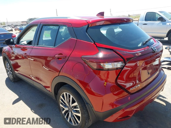 2023 Nissan Kicks SV with VIN 3N1CP5CVXPL514953, listed as a IAAI auction lot 42152057 with 7,909 mi miles and . Bid and sale history available at DreamBid. Image 15.