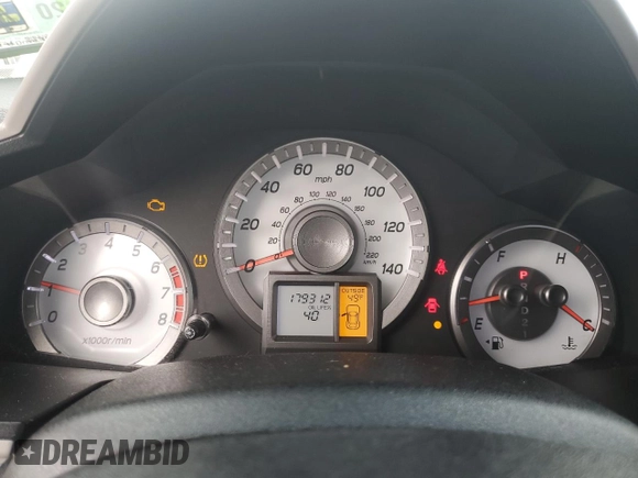 2012 Honda Pilot EX with VIN 5FNYF4H44CB086452, listed as a Copart auction lot 47997905 with 179,312 mi miles and Salvage Title. Bid and sale history available at DreamBid. Image 9.