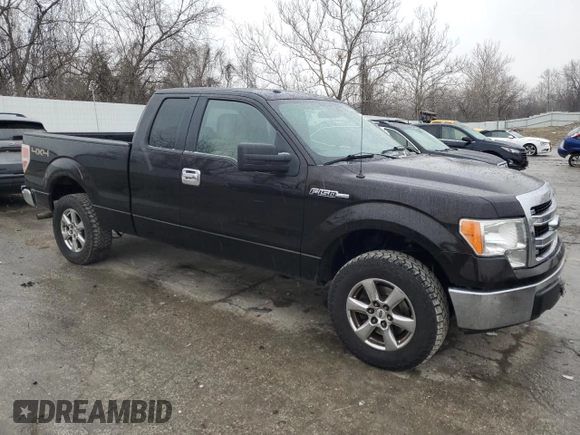 2013 Ford F-150 XL with VIN 1FTEX1EM3DFA07577, listed as a Copart auction lot 44247345 with 324,437 mi miles and Salvage title. Bid and sale history available at DreamBid. Image 4.