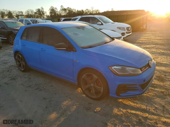 2019 Volkswagen Golf GTI S with VIN 3VW5T7AU7KM016152, listed as a Copart auction lot 82121614 with 84,220 mi miles and Salvage Title. Bid and sale history available at carsss.com. Image 4.