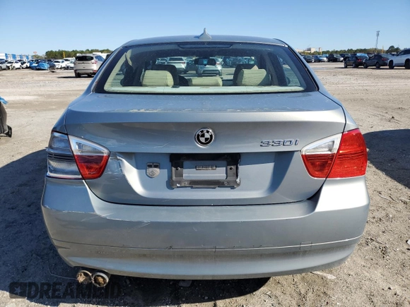2006 BMW 3 Series 330i with VIN WBAVB33516KS37065, listed as a Copart auction lot 49379595 with Not Provided miles and Salvage Title. Bid and sale history available at DreamBid. Image 6.