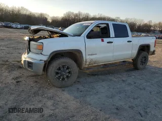 2014 GMC Sierra 1500 with VIN 3GTU2TEC3EG402078, listed as a Copart auction lot 87521445 with 0 mi miles and Salvage Title. Bid and sale history available at carsss.com. Image 1.