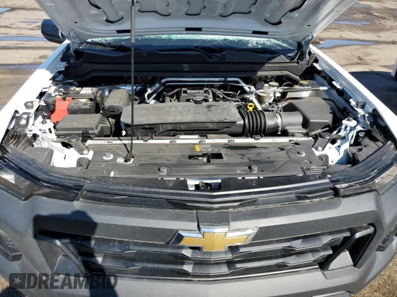 2024 Chevrolet Colorado 2WD Work Truck with VIN 1GCGSBEC8R1132891, listed as a Copart auction lot 46445545 with 3,588 mi miles and Salvage Title. Bid and sale history available at DreamBid. Image 11.
