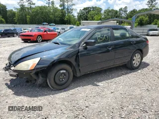 2003 Honda Accord EX with VIN 1HGCM665X3A062979, listed as a Copart auction lot 61292395 with 251,904 mi miles and Salvage title. Bid and sale history available at DreamBid. Image 1.