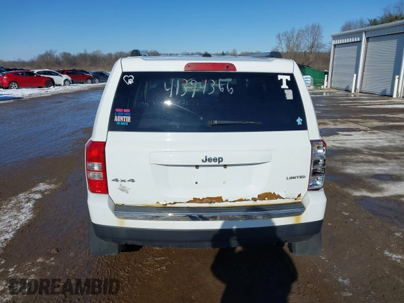 2014 Jeep Patriot Limited with VIN 1C4NJRCB5ED634120, listed as a IAAI auction lot 41394366 with 139,859 mi miles. Bid and sale history available at carsss.com. Image 16.