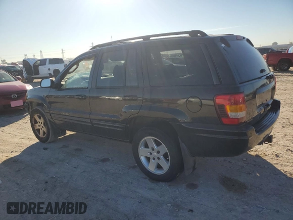 2002 Jeep Grand Cherokee Limited z VIN 1J8GW58SX2C286904, wystawiony jako Copart lot #84749214 z przebiegiem Nie podano mil oraz Czysty tytuł • Clean title. Historia ofert i sprzedaży dostępna na DreamBid. Obrazek 2.