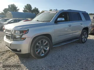 2016 Chevrolet Tahoe LTZ with VIN 1GNSKCKC1GR127686, listed as a Copart auction lot 58116154 with 100,722 mi miles and Salvage Title. Bid and sale history available at carsss.com. Image 1.