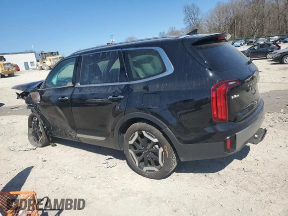 2025 Kia Telluride S with VIN 5XYP64GC8SG565906, listed as a Copart auction lot 46704315 with 7,146 mi miles and Salvage Title. Bid and sale history available at DreamBid. Image 2.
