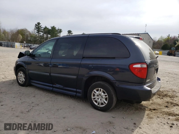 2007 Dodge Grand Caravan SE with VIN 1D4GP24R57B254545, listed as a Copart auction lot 53461695 with 58,736 mi miles and Clean Title. Bid and sale history available at DreamBid. Image 2.