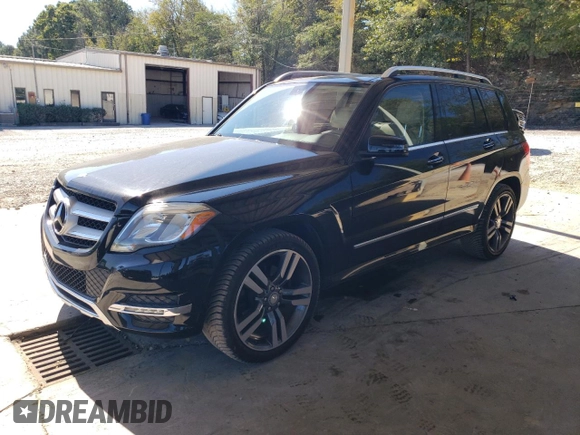 2013 Mercedes-Benz GLK 350 with VIN WDCGG8JB4DG104314, listed as a Copart auction lot 76598564 with 110,836 mi miles and Salvage Title. Bid and sale history available at DreamBid. Image 1.