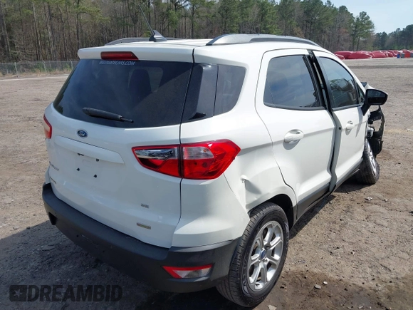2018 Ford EcoSport SE with VIN MAJ3P1TE8JC199634, listed as a IAAI auction lot 41843443 with 45,469 mi miles. Bid and sale history available at carsss.com. Image 4.
