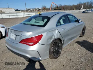 2015 Mercedes-Benz CLA 250 with VIN WDDSJ4GB8FN184304, listed as a Copart auction lot 53331265 with 101,096 mi miles and Salvage Title. Bid and sale history available at DreamBid. Image 3.