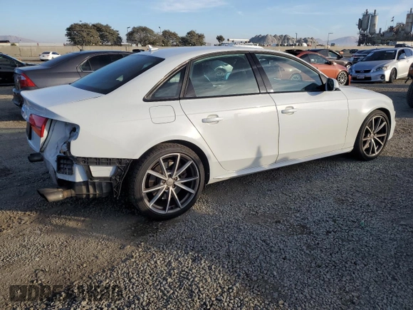 2015 Audi S4 Premium Plus with VIN WAUBGAFL1FA069940, listed as a Copart auction lot 86193774 with 110,996 mi miles and Salvage Title. Bid and sale history available at carsss.com. Image 3.