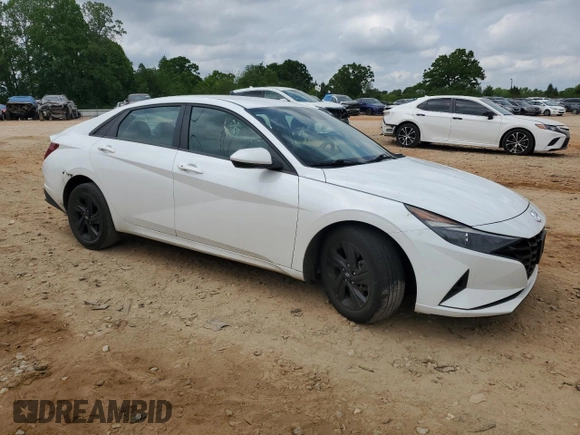 2022 Hyundai Elantra with VIN 5NPLM4G2NH063289, listed as a Copart auction lot 54551105 with 25,908 mi miles and Salvage title. Bid and sale history available at DreamBid. Image 4.