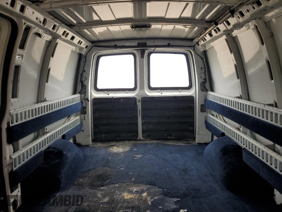2012 Chevrolet Express Cargo Van with VIN 1GCSGAFX9C1111708, listed as a Copart auction lot 54794345 with 258,344 mi miles and Clean Title. Bid and sale history available at carsss.com. Image 10.