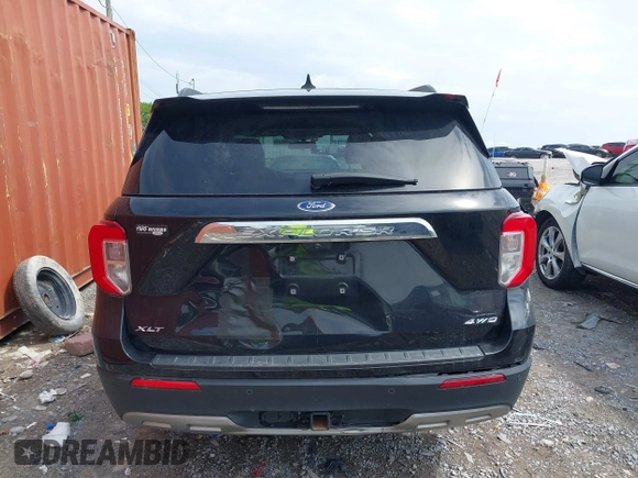 2022 Ford Explorer XLT z VIN 1FMSK8DH0NGC02932, wystawiony jako IAAI lot #42557795 z przebiegiem 90 991 mil mil oraz . Historia ofert i sprzedaży dostępna na DreamBid. Obrazek 6.