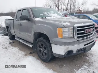 2012 GMC Sierra 1500 SLE z VIN 1GTR2VE75CZ238916, wystawiony jako IAAI lot #41253659 z przebiegiem 150 827 mil mil oraz . Historia ofert i sprzedaży dostępna na DreamBid. Obrazek 1.