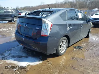 2011 Toyota Prius I with VIN JTDKN3DU7B5308913, listed as a IAAI auction lot 41793970 with 1 mi miles. Bid and sale history available at carsss.com. Image 4.