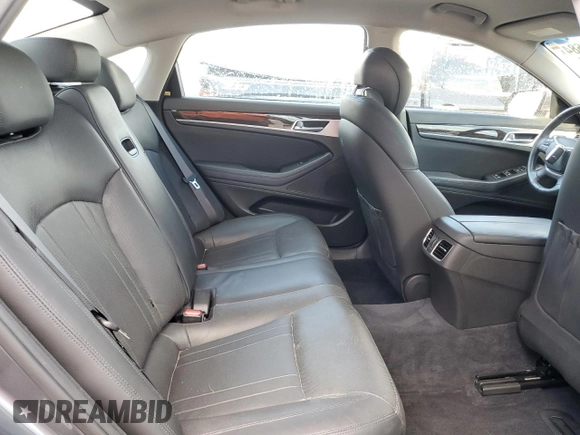 2017 Genesis G80 3.8L with VIN KMHGN4JE9HU168446, listed as a Copart auction lot 80916684 with 83,287 mi miles and Salvage Title. Bid and sale history available at DreamBid. Image 10.