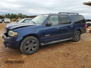 2008 Ford Expedition Max SSV with VIN 1FMFK16578LA75491, listed as a Copart auction lot 80647494 with 299,817 mi miles and Salvage Title. Bid and sale history available at carsss.com. Image 1.