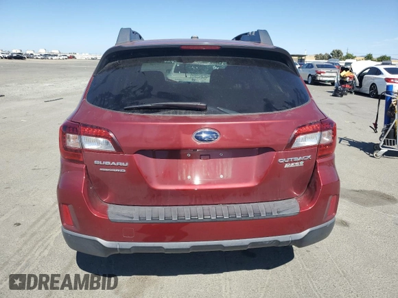 2015 Subaru Outback Premium with VIN 4S4BSADC8F3343655, listed as a Copart auction lot 58001215 with 139,252 mi miles and Salvage title. Bid and sale history available at DreamBid. Image 6.