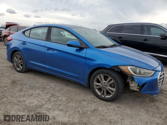 2018 Hyundai Elantra SEL with VIN 5NPD84LF2JH308471, listed as a Copart auction lot 55186975 with 176,505 mi miles and Clean Title. Bid and sale history available at DreamBid. Image 4.