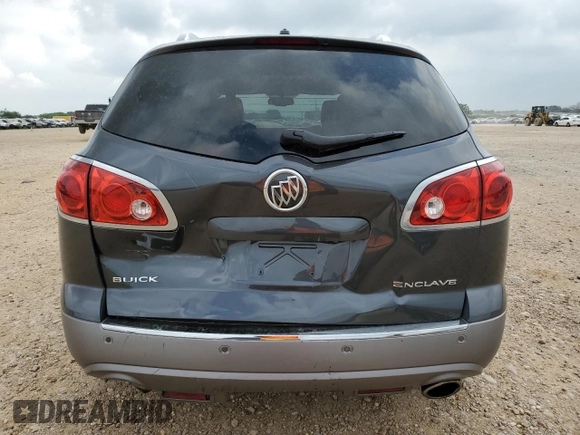 2012 Buick Enclave Leather with VIN 5GAKRCED2CJ257236, listed as a Copart auction lot 55344435 with 214,130 mi miles and Salvage Title. Bid and sale history available at carsss.com. Image 6.