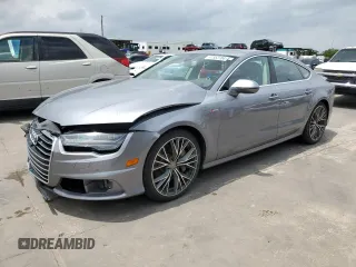 2017 Audi A7 Prestige with VIN WAU22AFC8HN073185, listed as a Copart auction lot 47953704 with 90,889 mi miles and Salvage Title. Bid and sale history available at carsss.com. Image 1.