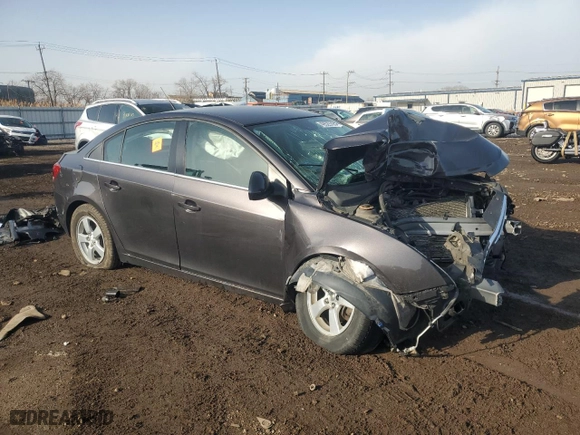 2014 Chevrolet Cruze 1LT with VIN 1G1PC5SB1E7406992, listed as a Copart auction lot 49529705 with 0 mi miles and Salvage Title. Bid and sale history available at carsss.com. Image 4.