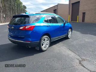 2019 Chevrolet Equinox Premier with VIN 3GNAXYEX1KS582293, listed as a IAAI auction lot 42065952 with 14,353 mi miles. Bid and sale history available at carsss.com. Image 4.