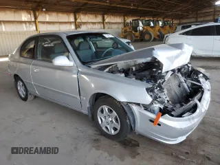 2004 Hyundai Accent GL with VIN KMHCG35CX4U283952, listed as a Copart auction lot 73587124 with 41,742 mi miles and Salvage Title. Bid and sale history available at carsss.com. Image 4.