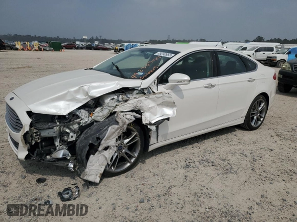 2016 Ford Fusion Titanium with VIN 3FA6P0K93GR278621, listed as a Copart auction lot 49230955 with 107,030 mi miles and Salvage Title. Bid and sale history available at carsss.com. Image 1.