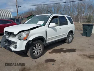2005 Honda CR-V EX SE with VIN JHLRD78915C028891, listed as a IAAI auction lot 41672320 with 189,691 mi miles. Bid and sale history available at carsss.com. Image 2.