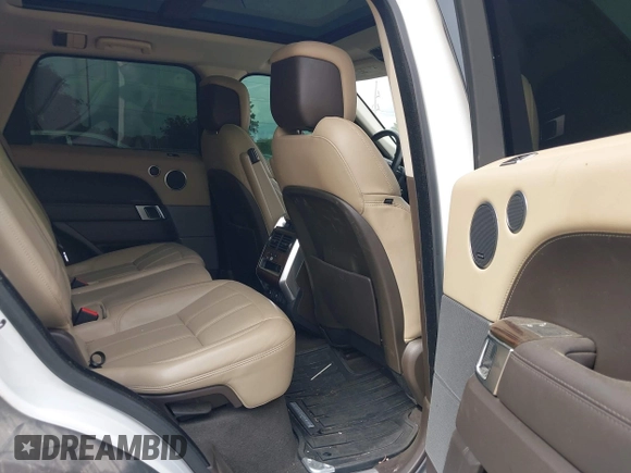 2018 Land Rover Range Rover Sport HSE with VIN SALWR2RV2JA402794, listed as a IAAI auction lot 42158437 with 106,360 mi miles. Bid and sale history available at carsss.com. Image 8.