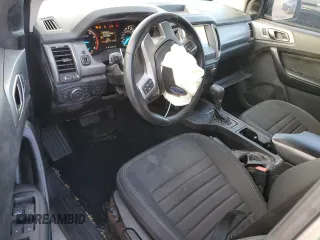 2021 Ford Ranger XL with VIN 1FTER4EHXMLD23865, listed as a Copart auction lot 43779385 with 39,744 mi miles and Salvage Title. Bid and sale history available at DreamBid. Image 8.