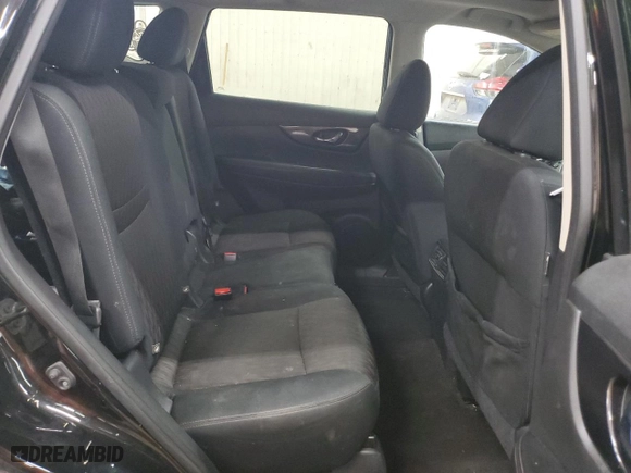 2017 Nissan Rogue SV with VIN 5N1AT2MV0HC897078, listed as a Copart auction lot 51037205 with 154,338 mi miles and Salvage Title. Bid and sale history available at carsss.com. Image 12.