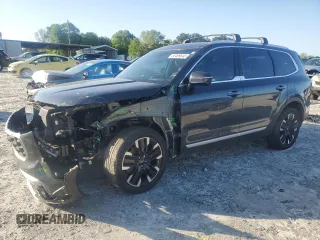 2024 Kia Telluride SX X-Pro z VIN 5XYP5DGC1RG447211, wystawiony jako Copart lot #52499645 z przebiegiem 15 229 mil mil oraz Szkody całkowita. Historia ofert i sprzedaży dostępna na DreamBid. Obrazek 1.