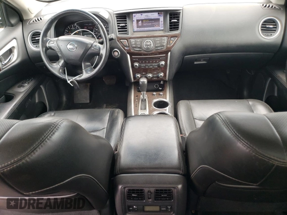 2014 Nissan Pathfinder Platinum Hybrid with VIN 5N1CR2MM9EC640852, listed as a Copart auction lot 58529935 with 70,162 mi miles and Clean title. Bid and sale history available at DreamBid. Image 8.