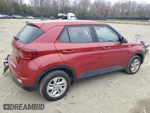 2021 Hyundai Venue SE with VIN KMHRB8A39MU066548, listed as a Copart auction lot 49152605 with 64,568 mi miles and Salvage Title. Bid and sale history available at DreamBid. Image 3.