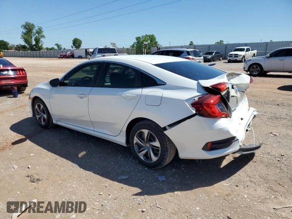 2020 Honda Civic LX z VIN 19XFC2F6XLE027341, wystawiony jako Copart lot #51905915 z przebiegiem 28 600 mil mil oraz Szkoda całkowita • Salvage title. Historia ofert i sprzedaży dostępna na DreamBid. Obrazek 2.