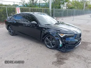 2024 Acura Integra Technology z VIN 19UDE4H6XRA018758, wystawiony jako IAAI lot #42085793 z przebiegiem 15 055 mil mil oraz . Historia ofert i sprzedaży dostępna na DreamBid. Obrazek 1.