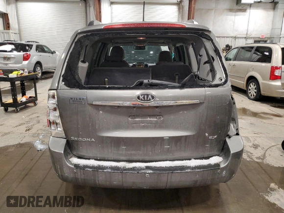 2011 Kia Sedona EX with VIN KNDMH4C74B6396671, listed as a Copart auction lot 45510165 with 184,736 mi miles and Non Repairable. Bid and sale history available at carsss.com. Image 6.